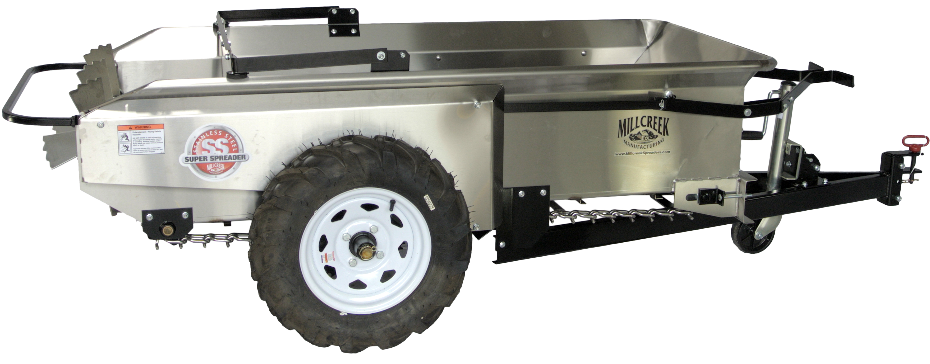 27 Stainless Steel Spreader - Ground Drive - Manure Spreaders