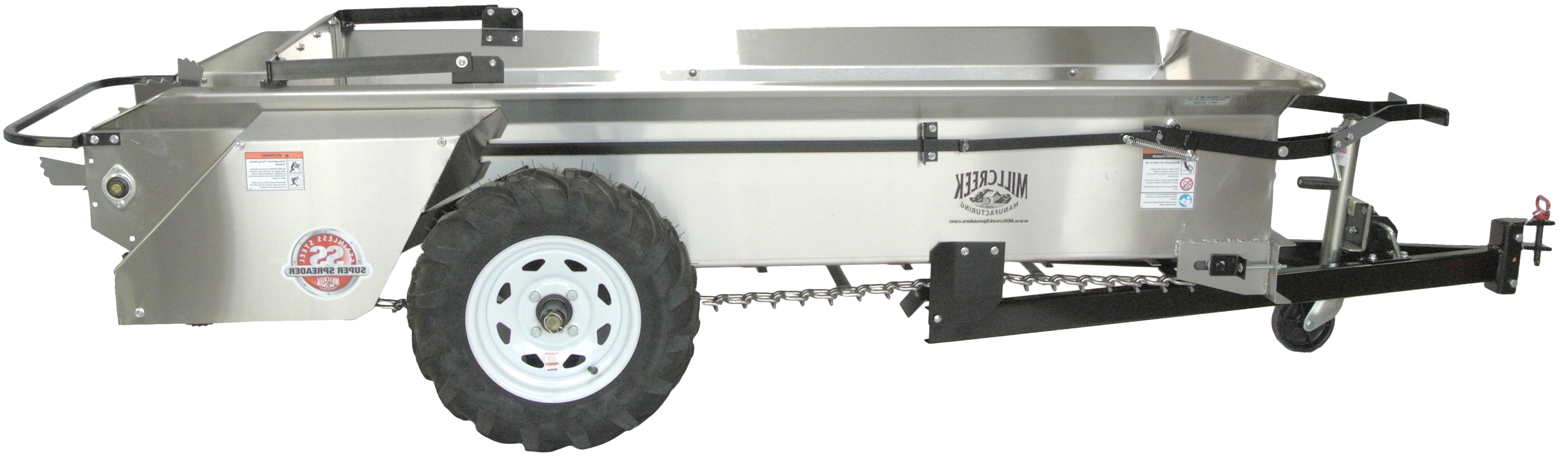 37 Stainless Steel Spreader - Ground Drive - Manure Spreaders