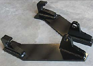 Weld-on Kit - Allows Attachments to Convert to Euro/Global Tool Carrier - Loader Conversion Brackets