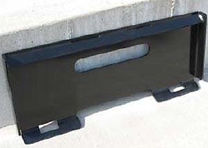 Weld-on Plate 3/8 - Allows Attachments to Convert to Universal Skid Steer Mount - Loader Conversion Brackets