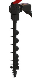 Auger - 9" x 48" for PD110 - 120 - Post Hole Digger