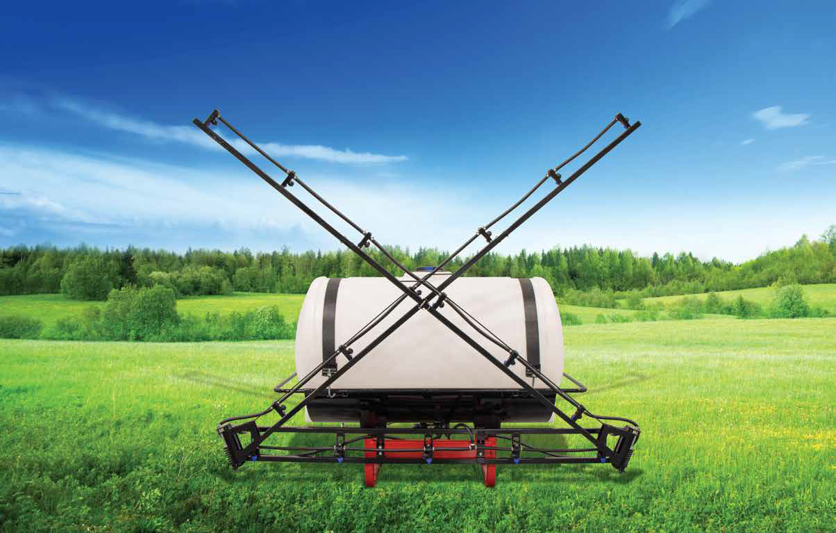 17 Nozzle folding boom with 28' of coverage - 3-Point Sprayers