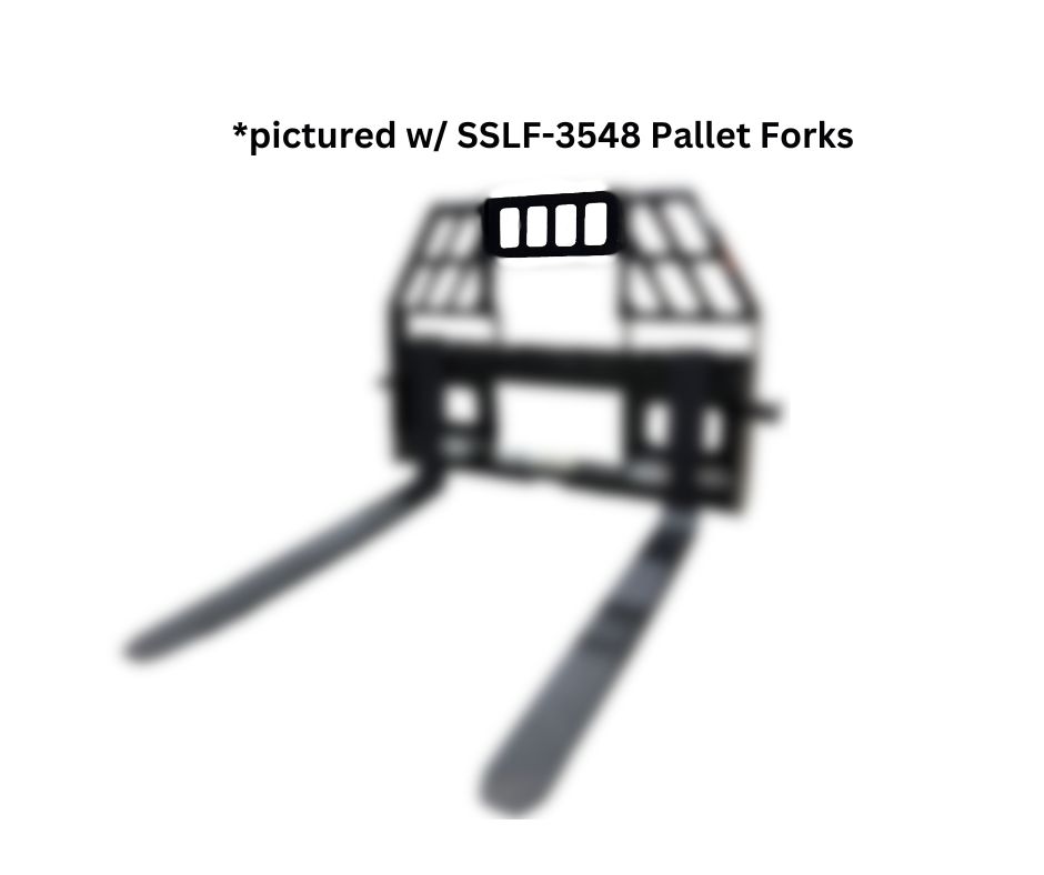 Bolt-in Center Guard - Skid Steer Pallet Fork