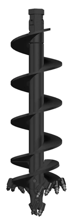 Pengo's Severe Rock Ripper Auger 9" x 48" x 2" Hex - Rock Auger
