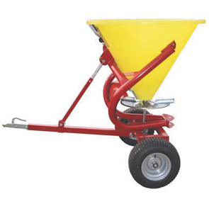 Pull-Type Fertilizer Spreader 5.8 cu ft - Broadcast Spreader