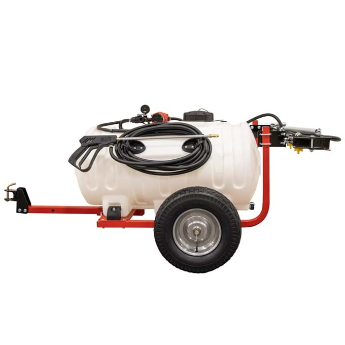 45 Gallon Lawn and Garden Trailer Sprayer with 2.4 GPM pump and 4 Nozzle Boom - Trailer Sprayer